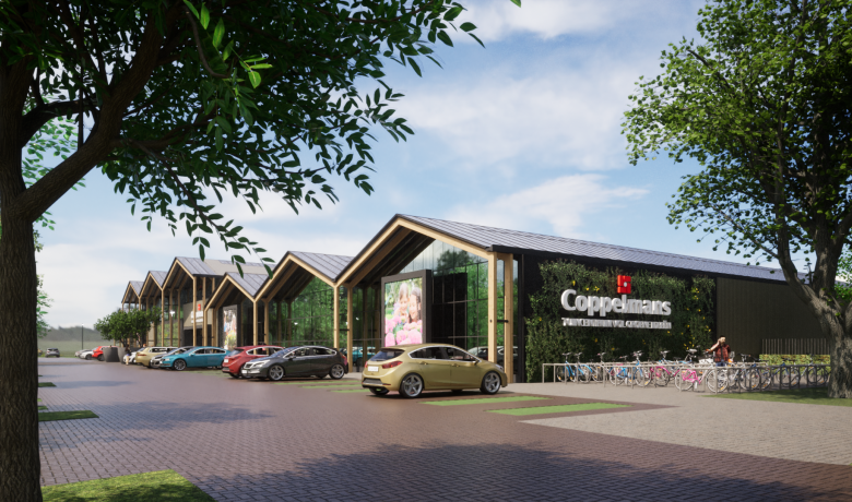 Nieuwbouw tuincentrum Coppelmans Veldhoven door Thermoflor 